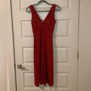 Banana Republic Wool Blend Red Sleeveless Dress Size 2